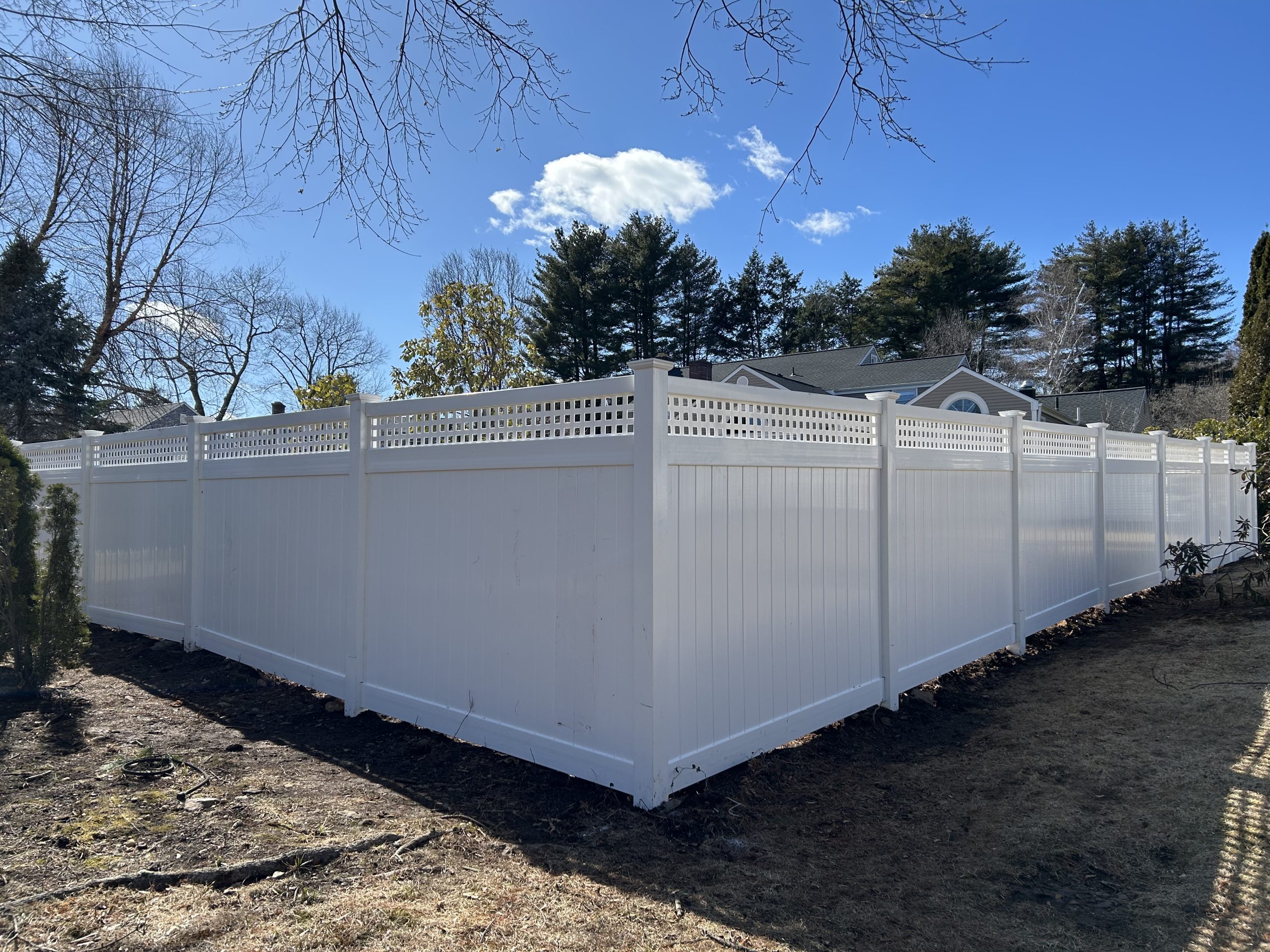 West Hartford Pool Privacy Fence Upgrade